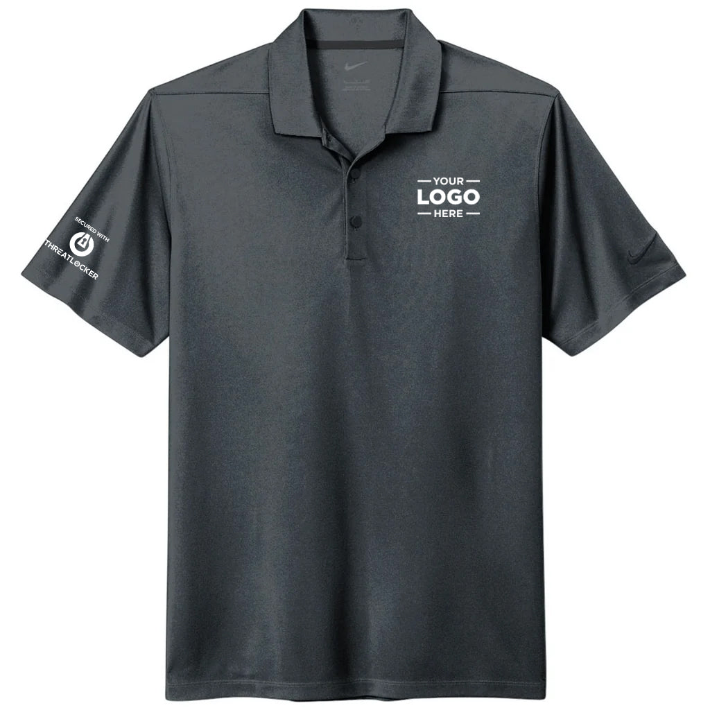 Nike Men's Anthracite Dri-FIT Micro Pique 2.0 Polo