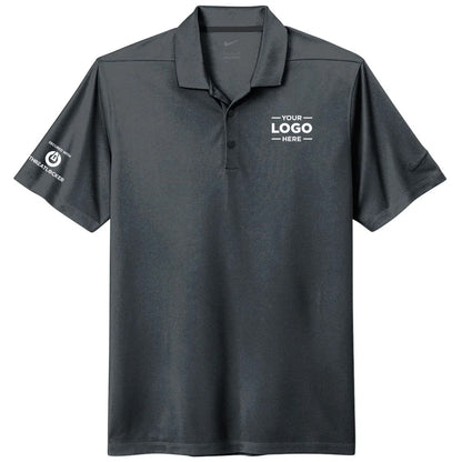 Nike Men's Anthracite Dri-FIT Micro Pique 2.0 Polo