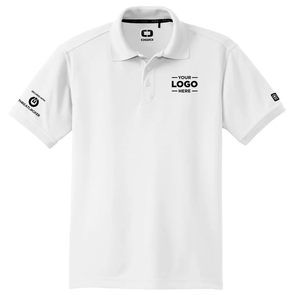 OGIO Men's Bright White Caliber 2.0 Polo