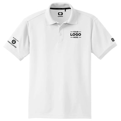 OGIO Men's Bright White Caliber 2.0 Polo