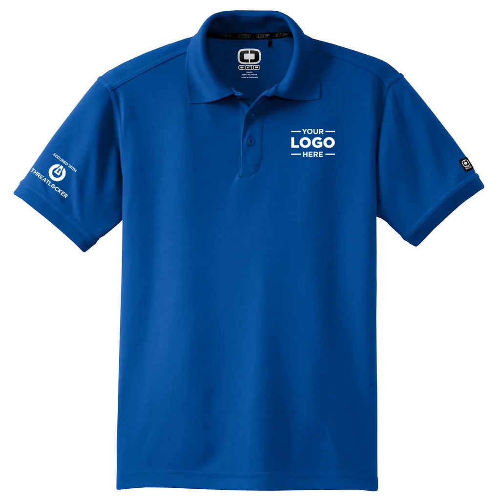 OGIO Men's Electric Blue Caliber 2.0 Polo
