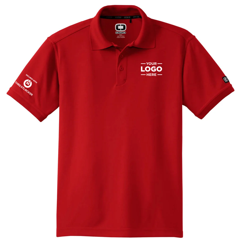 OGIO Men's Signal Red Caliber 2.0 Polo