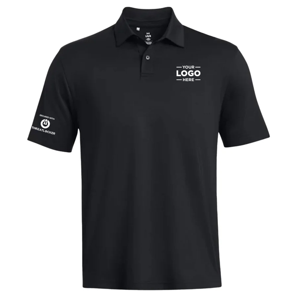 Under Armour Men's Black Tee To Green Polo