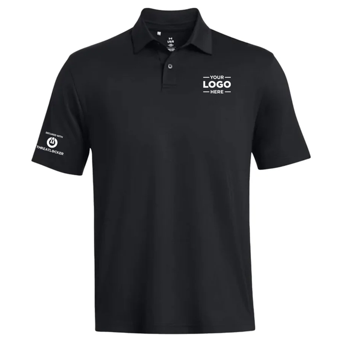 Under Armour Men's Black Tee To Green Polo