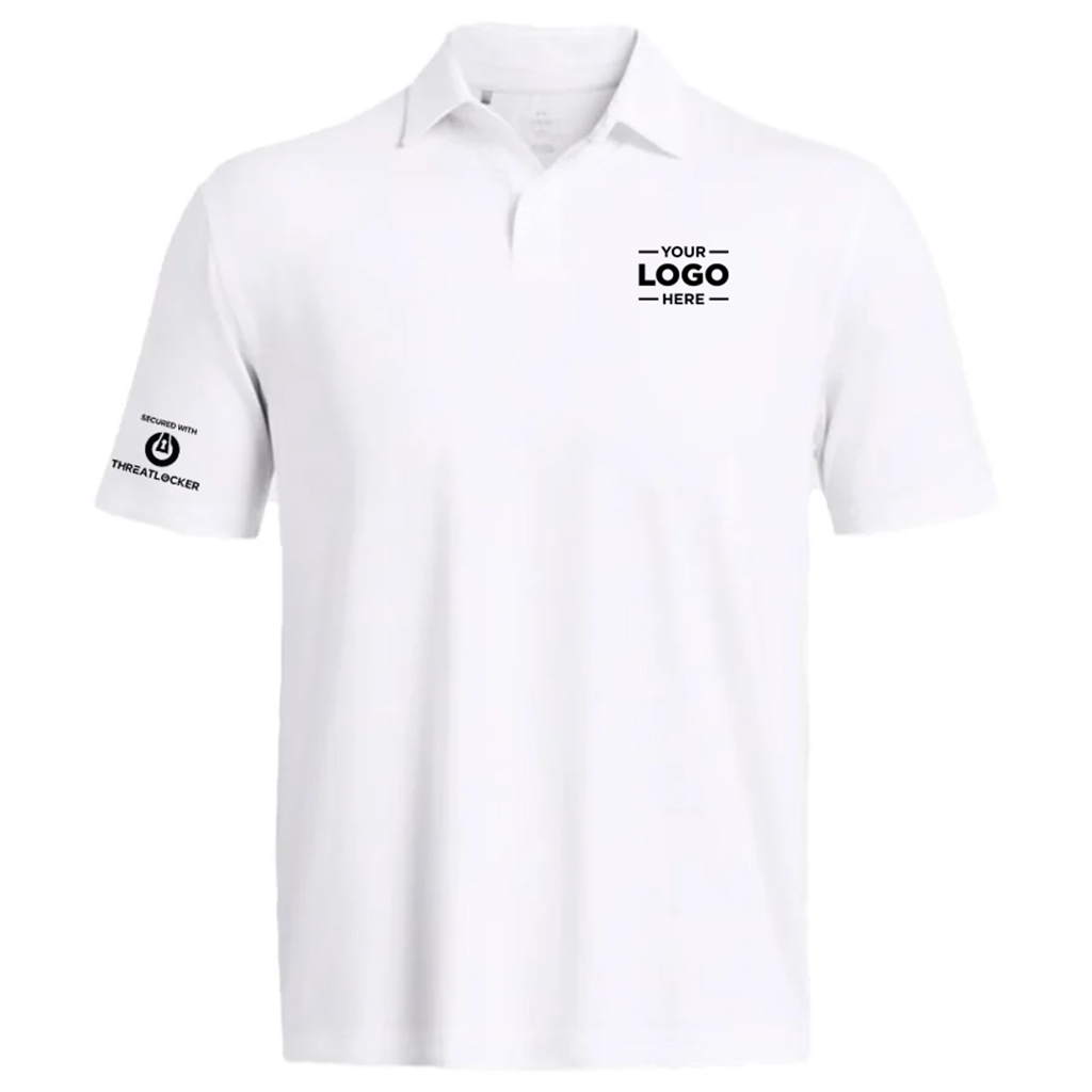 Under Armour Men's White Tee To Green Polo